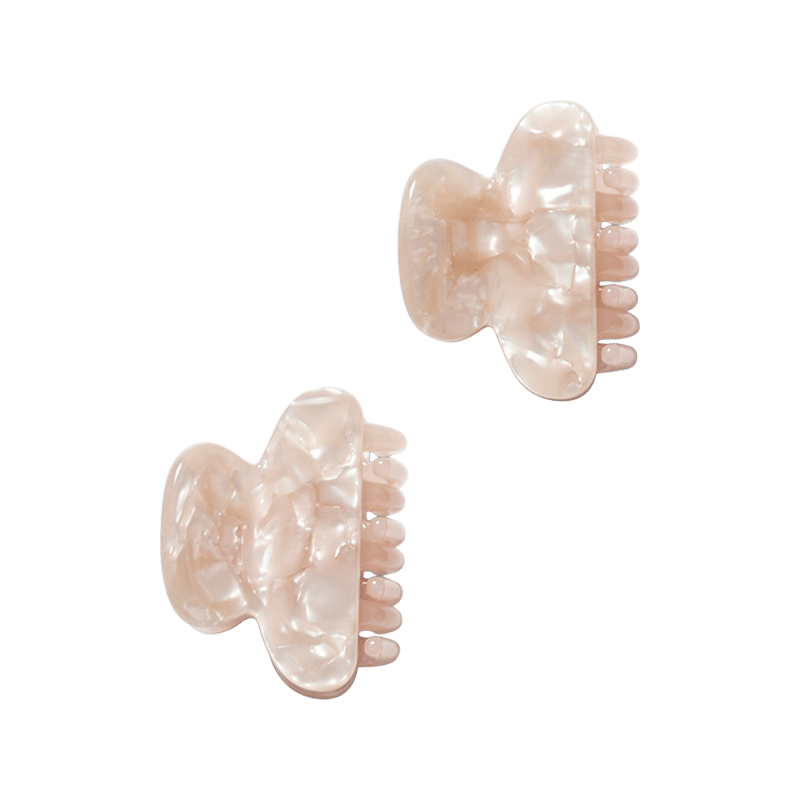 Twin Heirloom Claws in Peach Shell