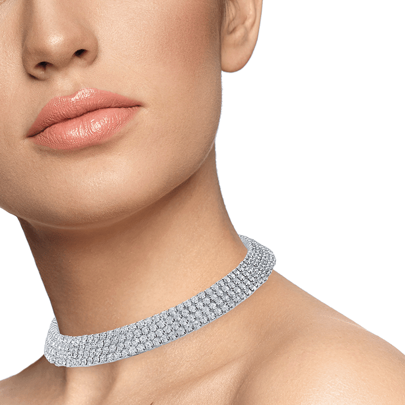 Statement Crysal Choker Necklace