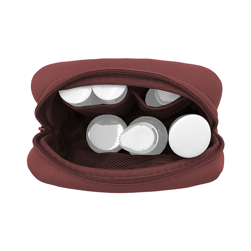 My Mini Cosmetic Loaf Bag - Dark Pink