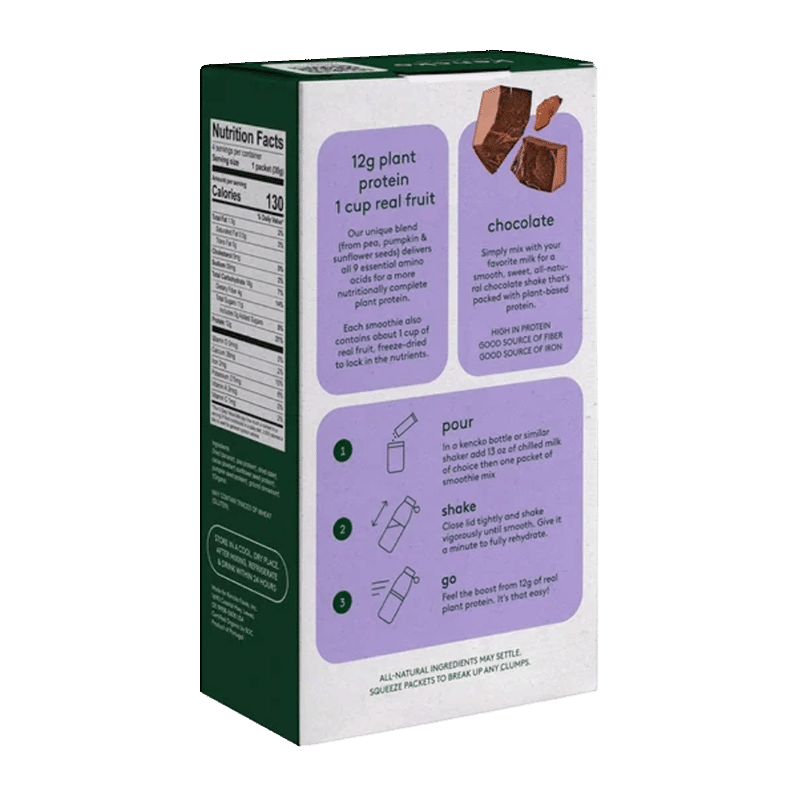 Organic Protein Smoothie- Chocolate (4 Pack)