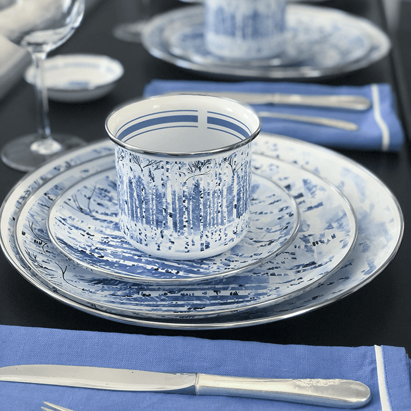 Set Of 4 Aspen Grove Grande Mugs