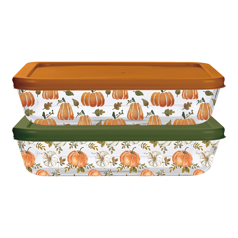 2 Pack Rectangle with PP Lid