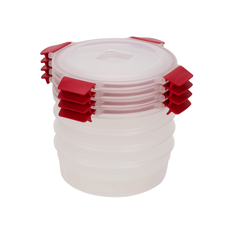 Nest Lock 8 Piece BPA-Free Round Food Storage Container Set