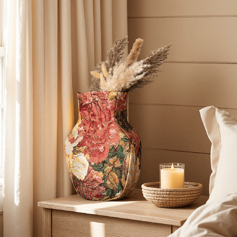 Handmade Jacquard Fabric Vase