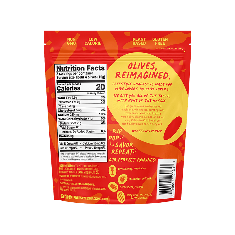 Green Olives Hot & Spicy