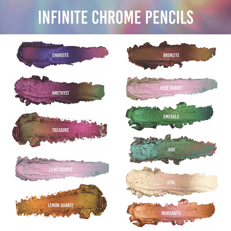 Infinite Chrome Micropencils In Jade