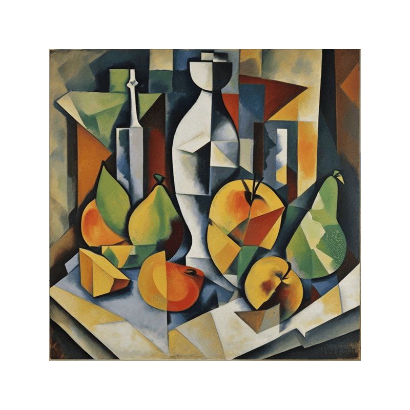 Abstract Vase Ready to Hang Canvas Wall Art