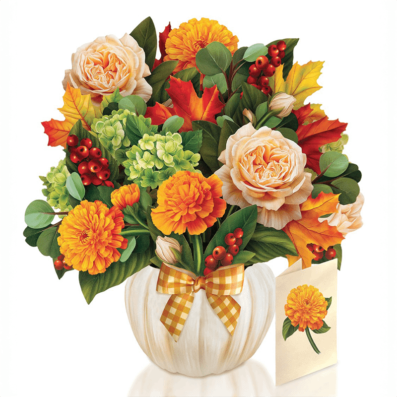 Pumpkin Spice - Pop Up Card