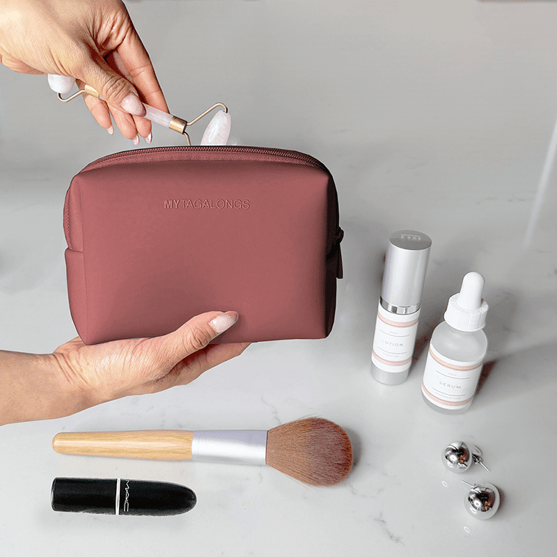 My Mini Cosmetic Loaf Bag - Dark Pink