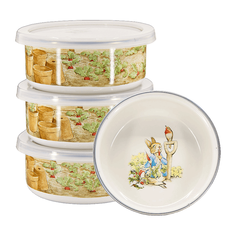 Set Of 4 Peter Rabbit Child Bowls