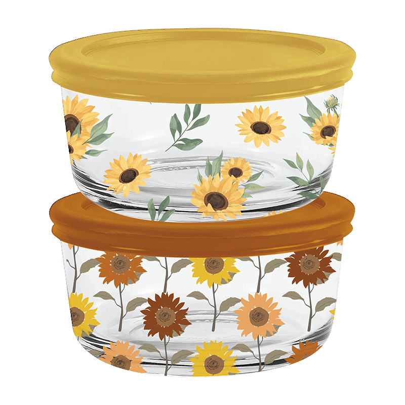 2 Pack Round with PP Lid