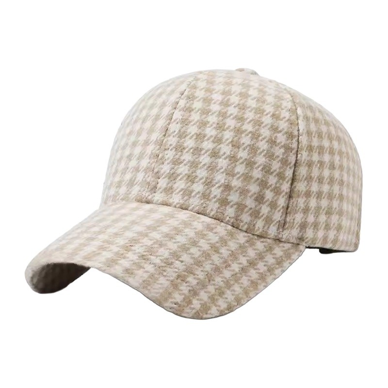 Houndstooth Pattern Baseball Cap