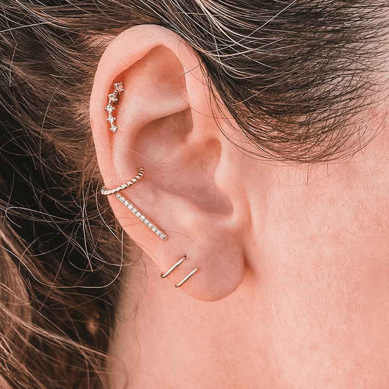 Minimalist Spiral Earrings