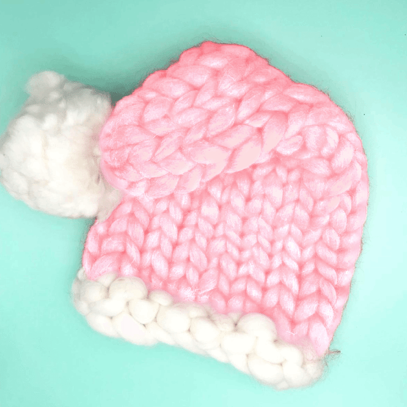Chunky Knit Christmas Hat