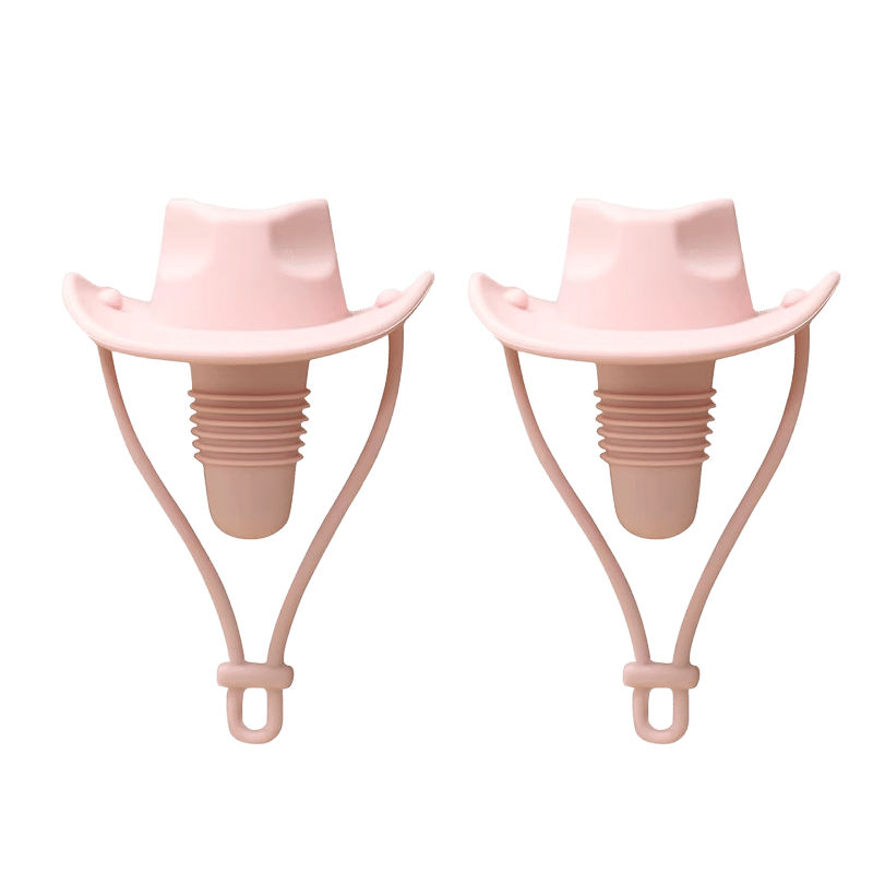 Silicone Cowboy Hat Wine Stopper (2 Pack)