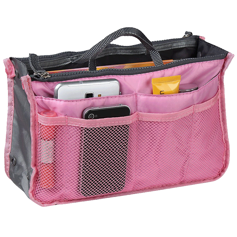 Bag Insert Organizer with Hand Strap