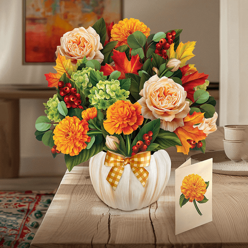 Pumpkin Spice - Pop Up Card