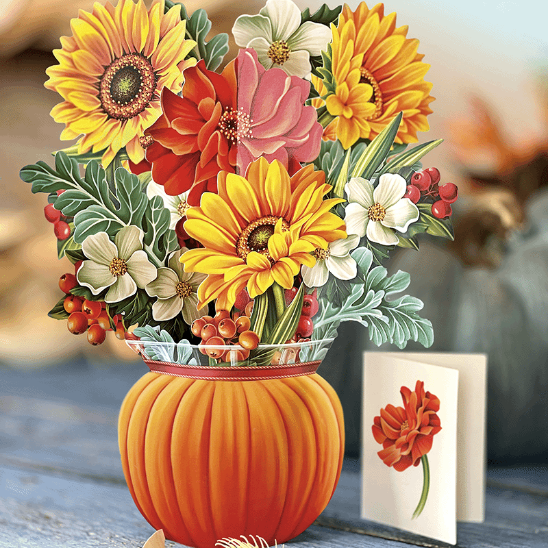 Pumpkin Harvest - Pop Up Card