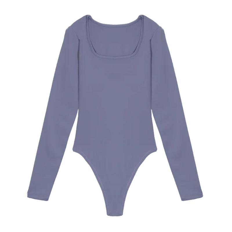 Body Sculpt Leakproof Long Sleeve Thong Bodysuit Liner