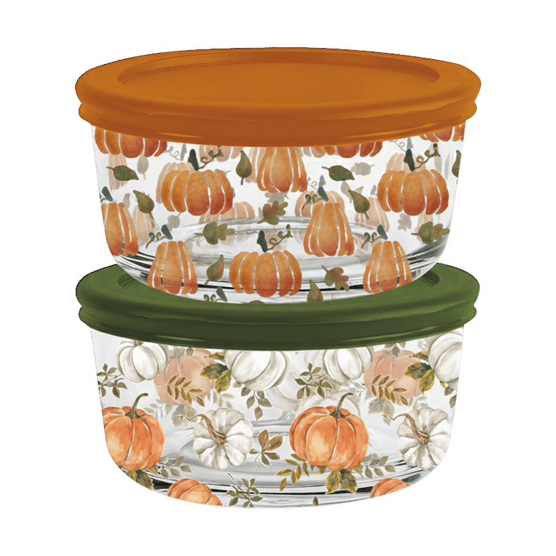 2 Pack Round with PP Lid
