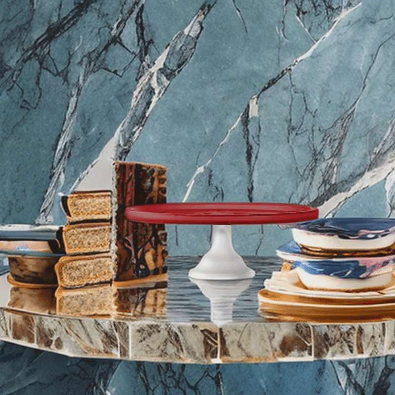 Frosted Glass Cake Stand