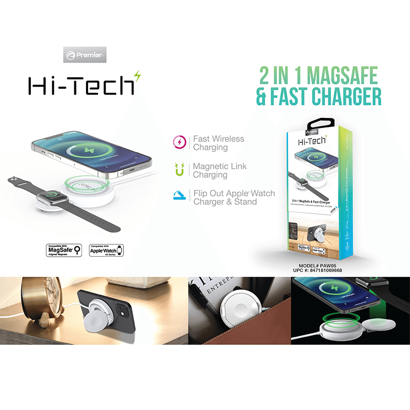 2-in-1 Wireless Phone & Watch Charger