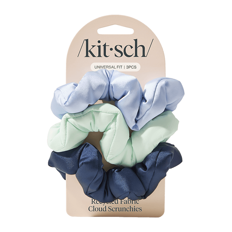 Cloud Scrunchies 3pc Set (Garden Bouquet)
