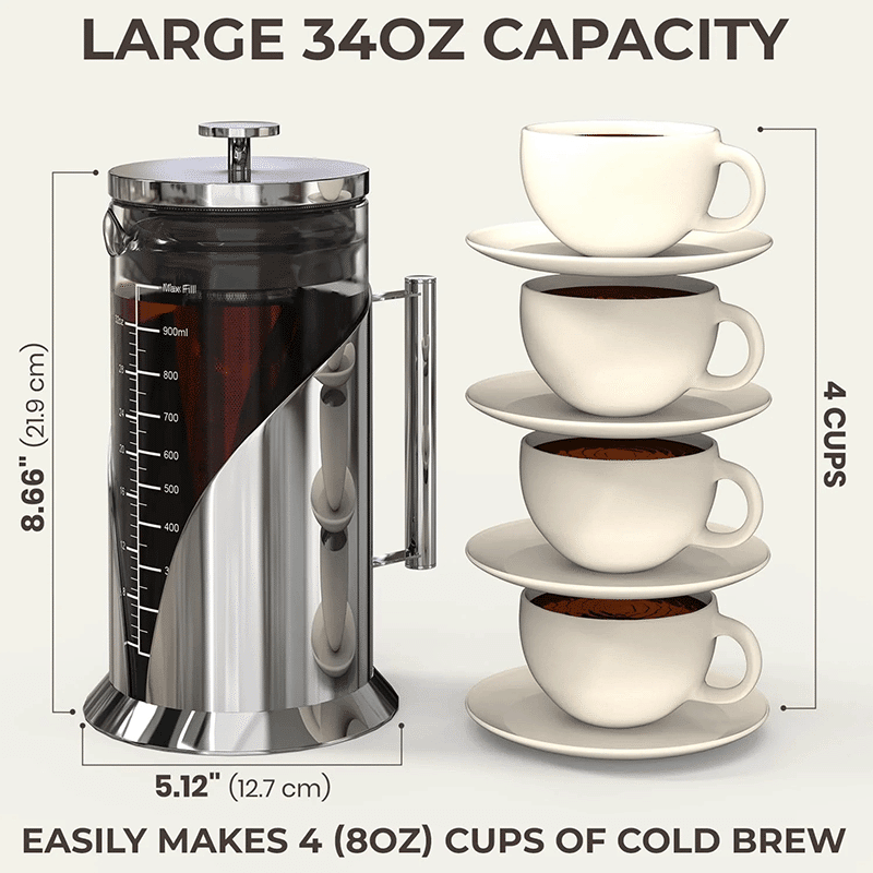 Cafe Du Chateau Cold Brew Coffee Maker