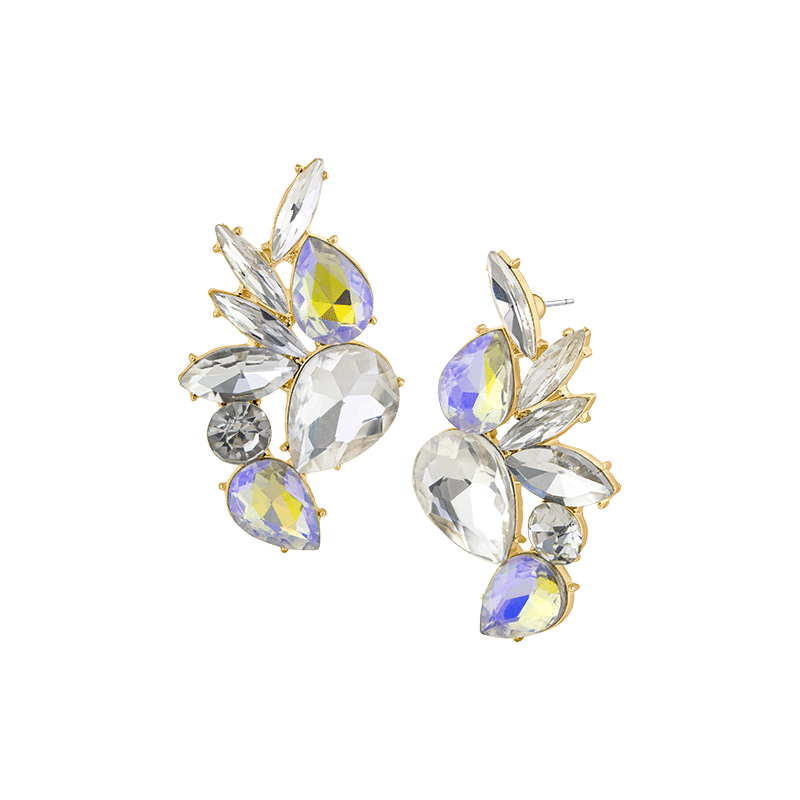 Multi Crystal Earring