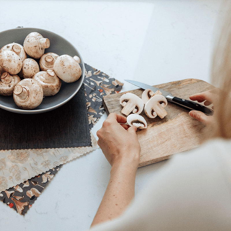 Beeswax Wraps Set 3x - Mushroom