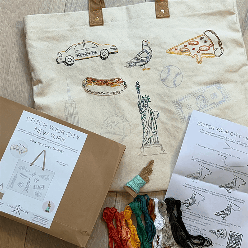 Stitch Your City- NYC Tote Bag