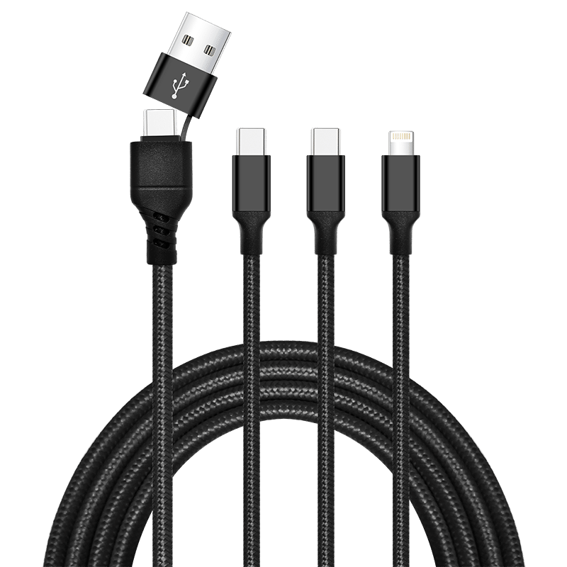 4-in-1 6' Charging Cable (2 Pack)