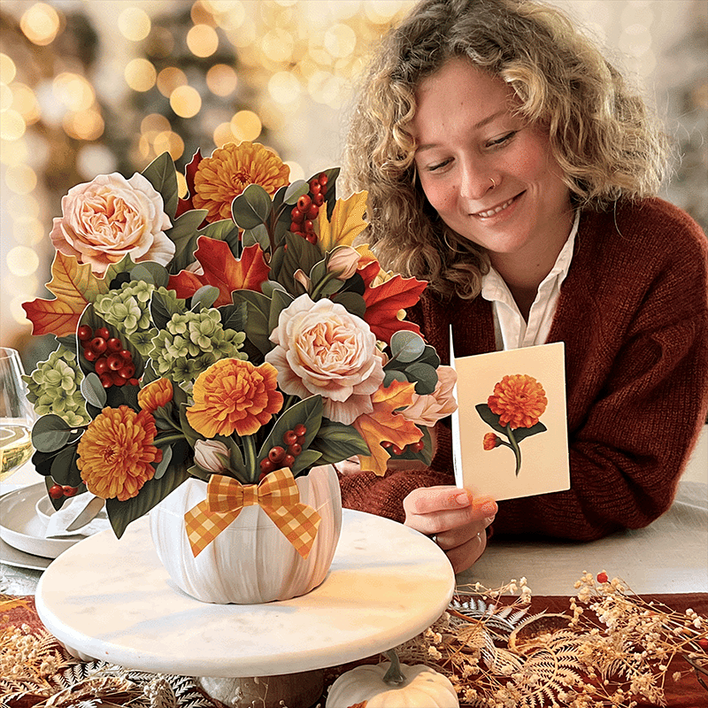 Pumpkin Spice - Pop Up Card