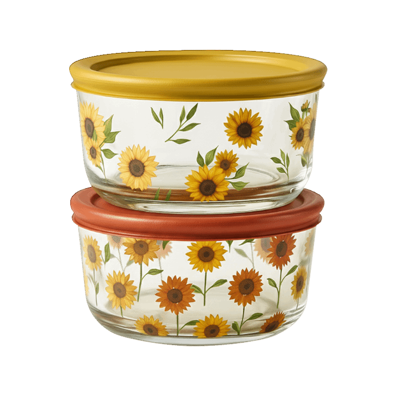 2 Pack Round with PP Lid