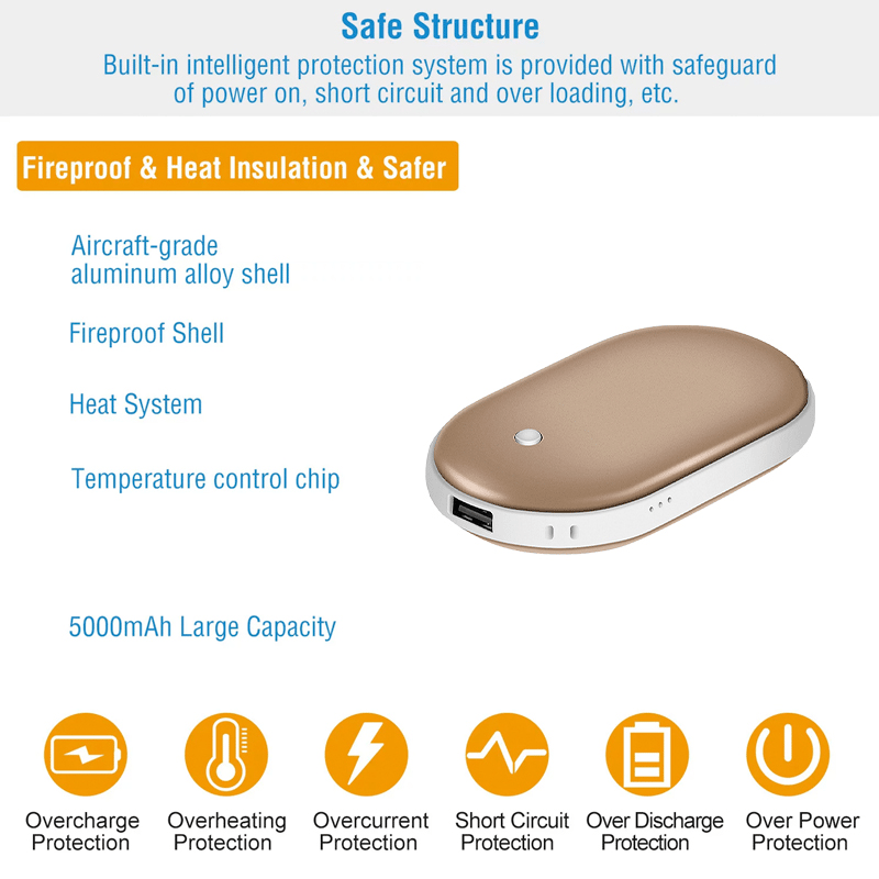 Portable Hand Warmer & Power Bank