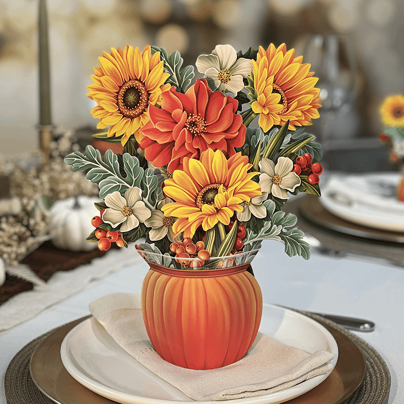 Pumpkin Harvest - Pop Up Card