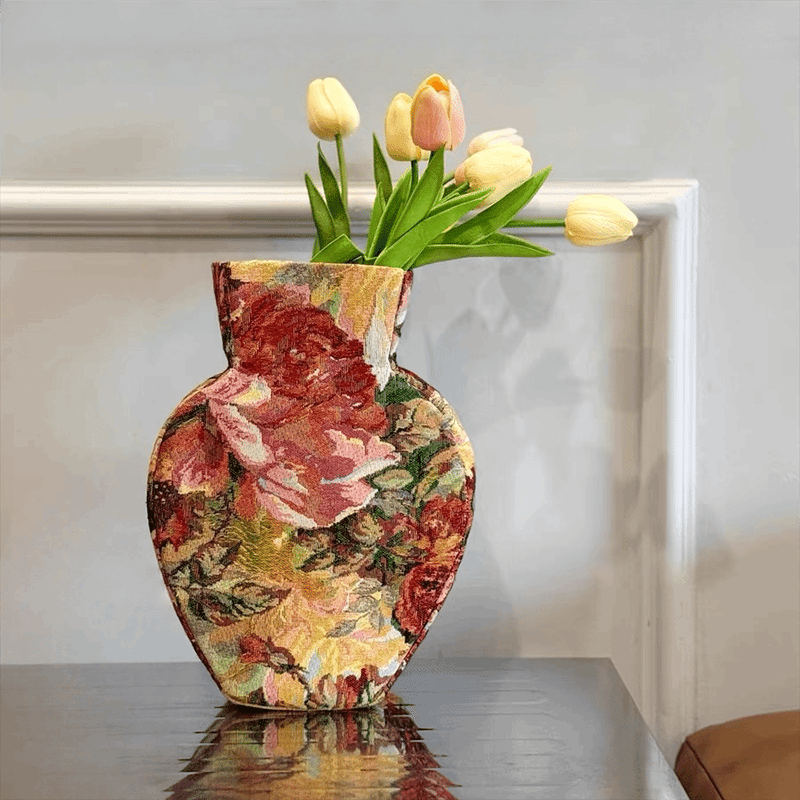 Handmade Jacquard Fabric Vase