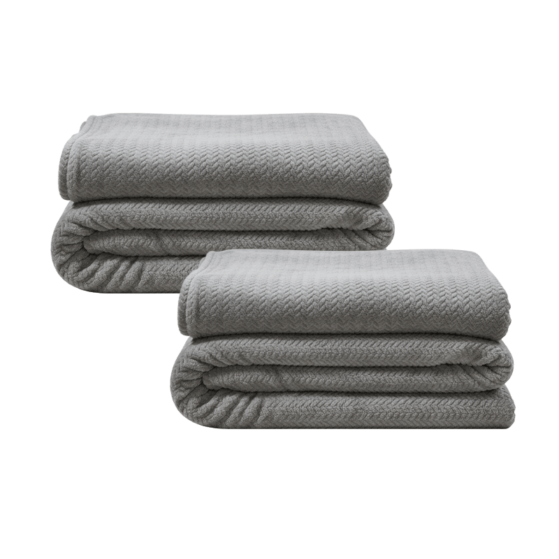 Chevron Braided Throw (2 Pack)
