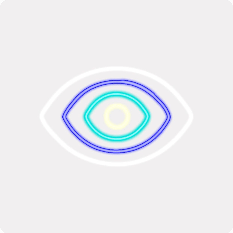 Evil Eye Neon Sign