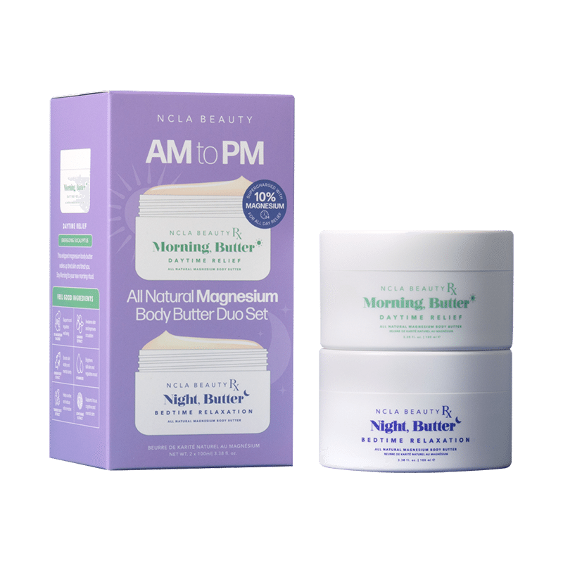 All Natural Magnesium Body Butter Duo Set