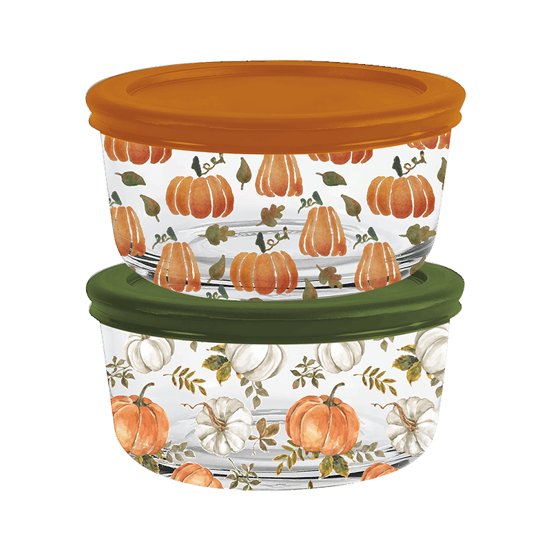 2 Pack Round with PP Lid