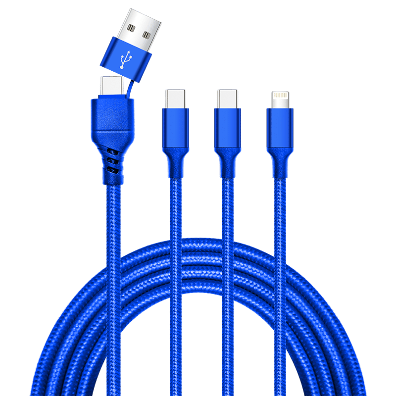4-in-1 6' Charging Cable (2 Pack)