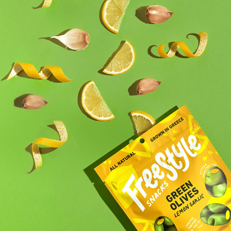 Green Olives Lemon Garlic