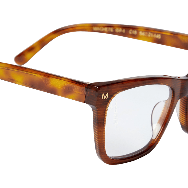 Reading Glasses in Dark Tortoise Stripe Blue Light (1.5 Magnification)