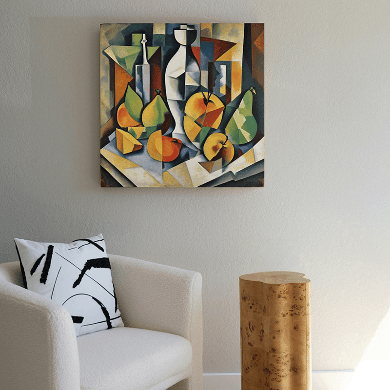 Abstract Vase Ready to Hang Canvas Wall Art