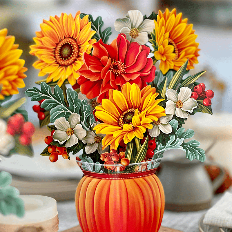Pumpkin Harvest - Pop Up Card