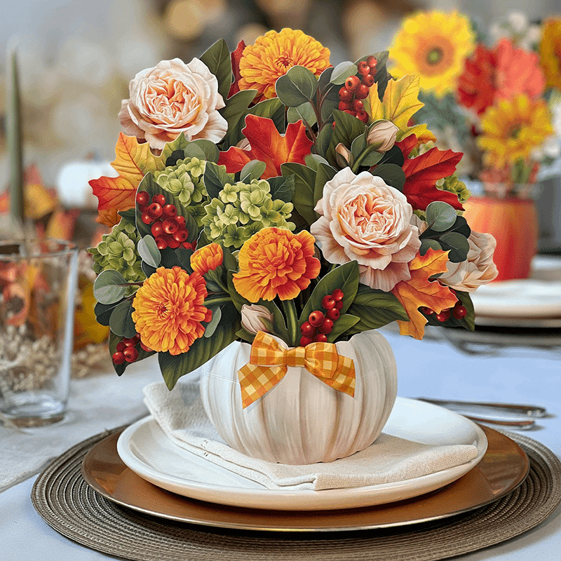 Pumpkin Spice - Pop Up Card