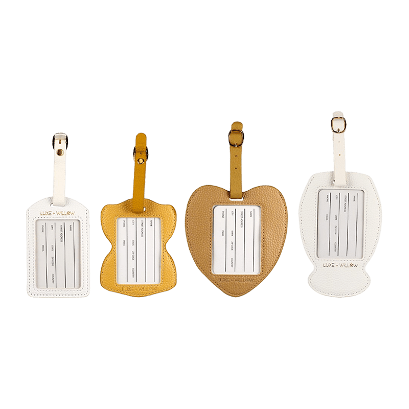 Luxe & Willow Tomato Girl 4 Pack Luggage Tags