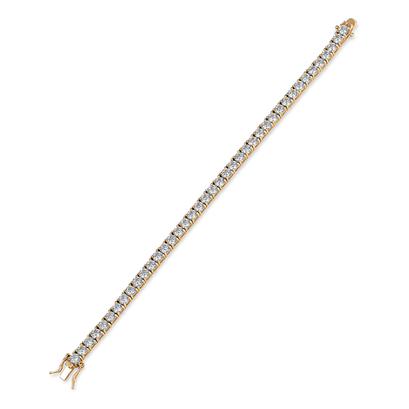 10 Cttw Rnd Cz Tennis Bracelet