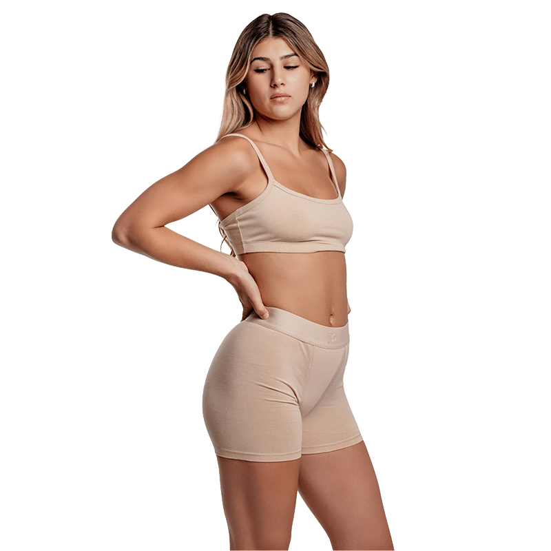 Cotton Scoop Bralette